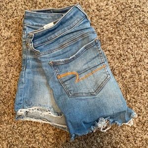 Size 4 American Eagle Outfitters midi jean shorts